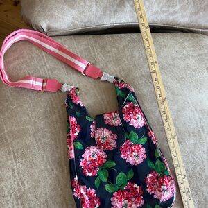 Boden new Floral Crossbody Bag with Pink Strap